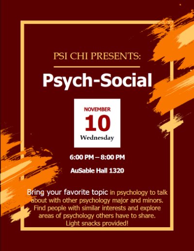 Psych-Social - Presented by PSI CHI